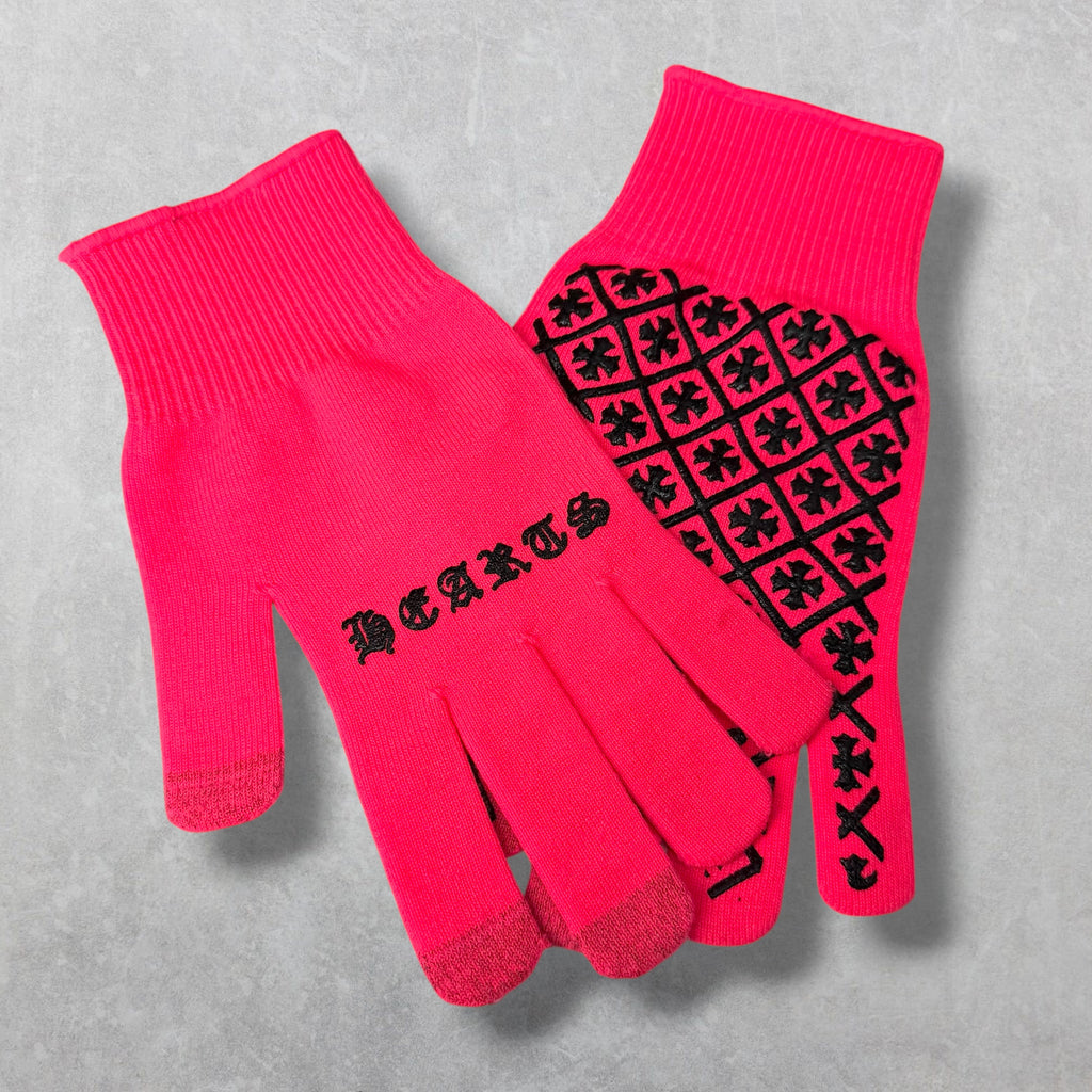 Chrome Hearts Pink Work Gloves