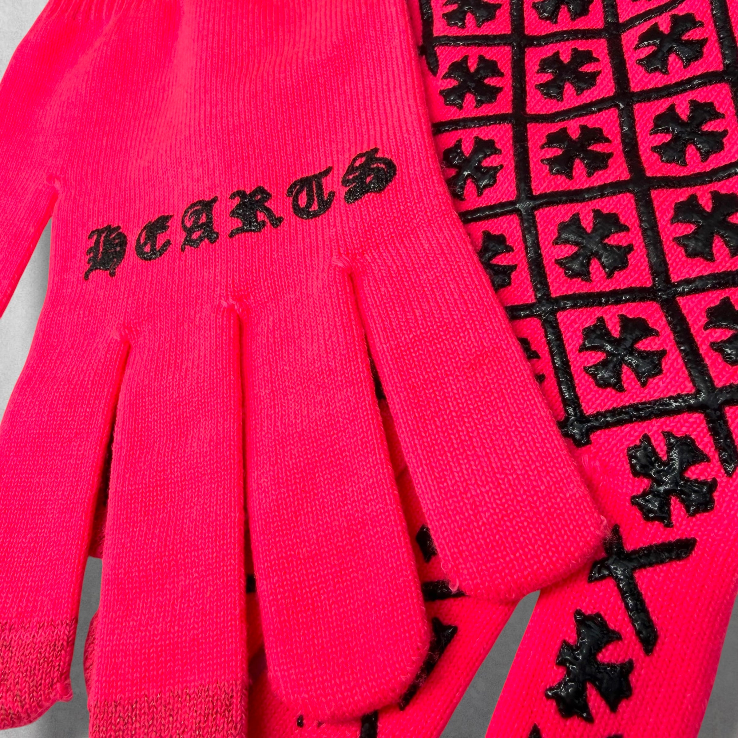Chrome Hearts Pink Work Gloves