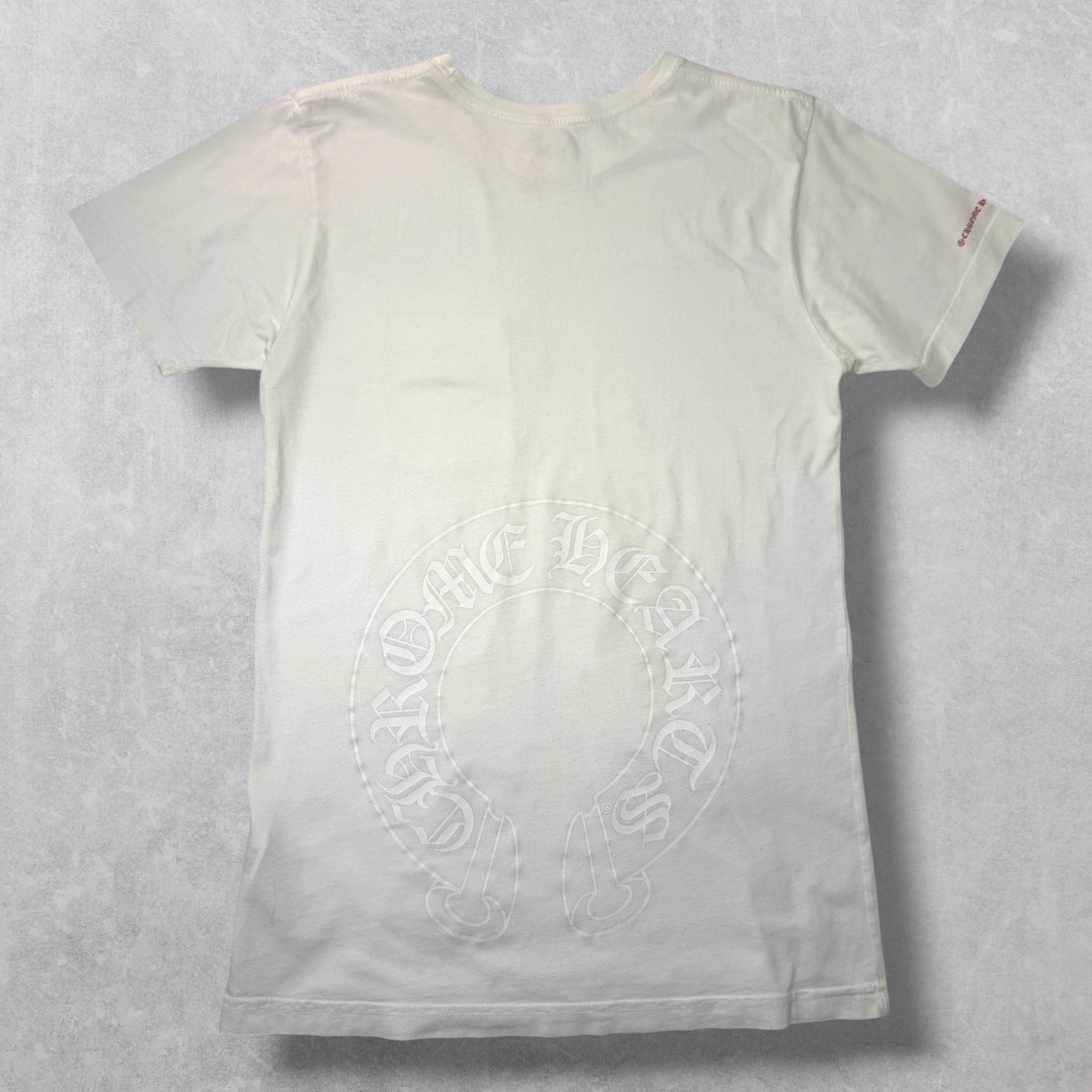 Chrome Hearts White Horse Shoe Logo Tee M