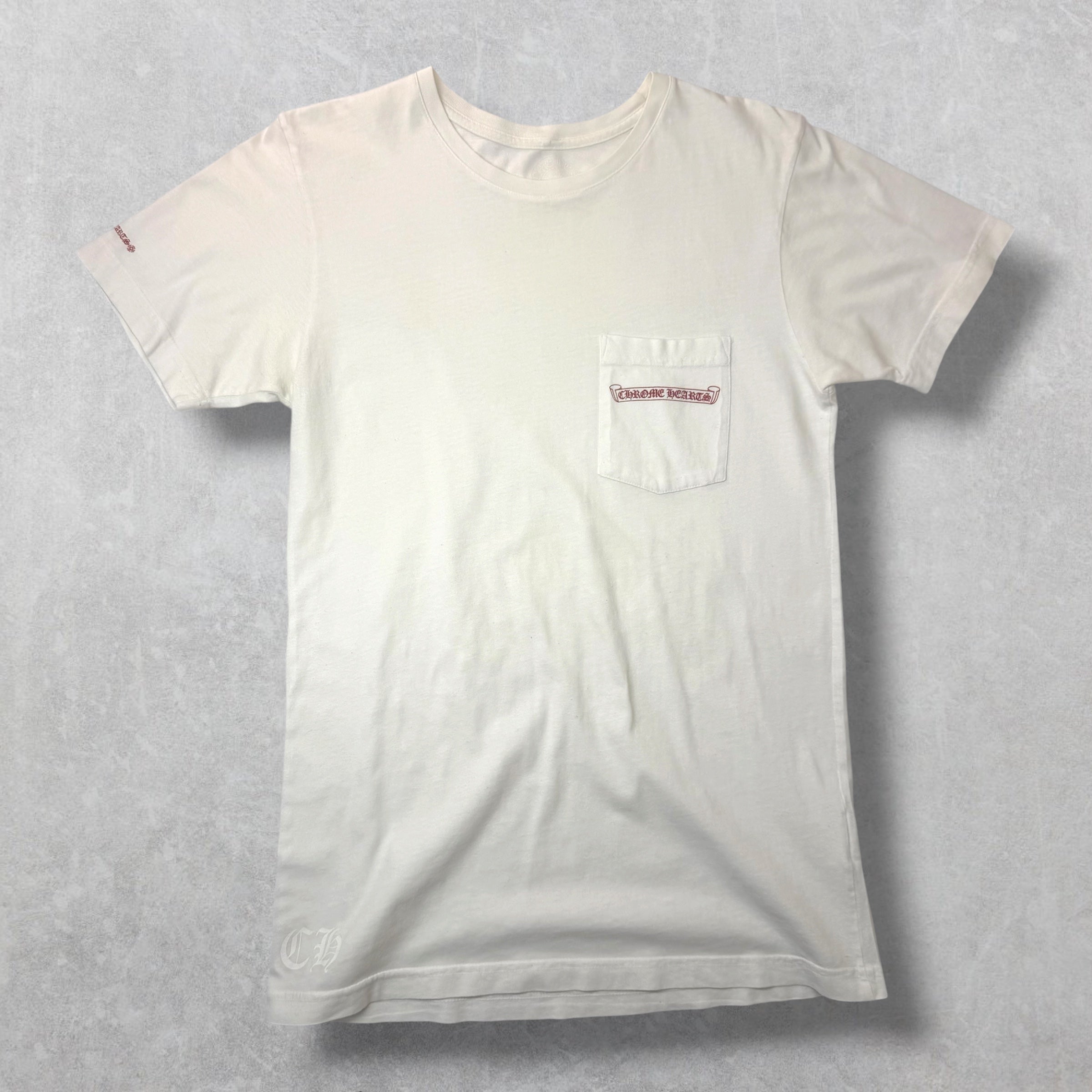 Chrome Hearts White Horse Shoe Logo Tee M