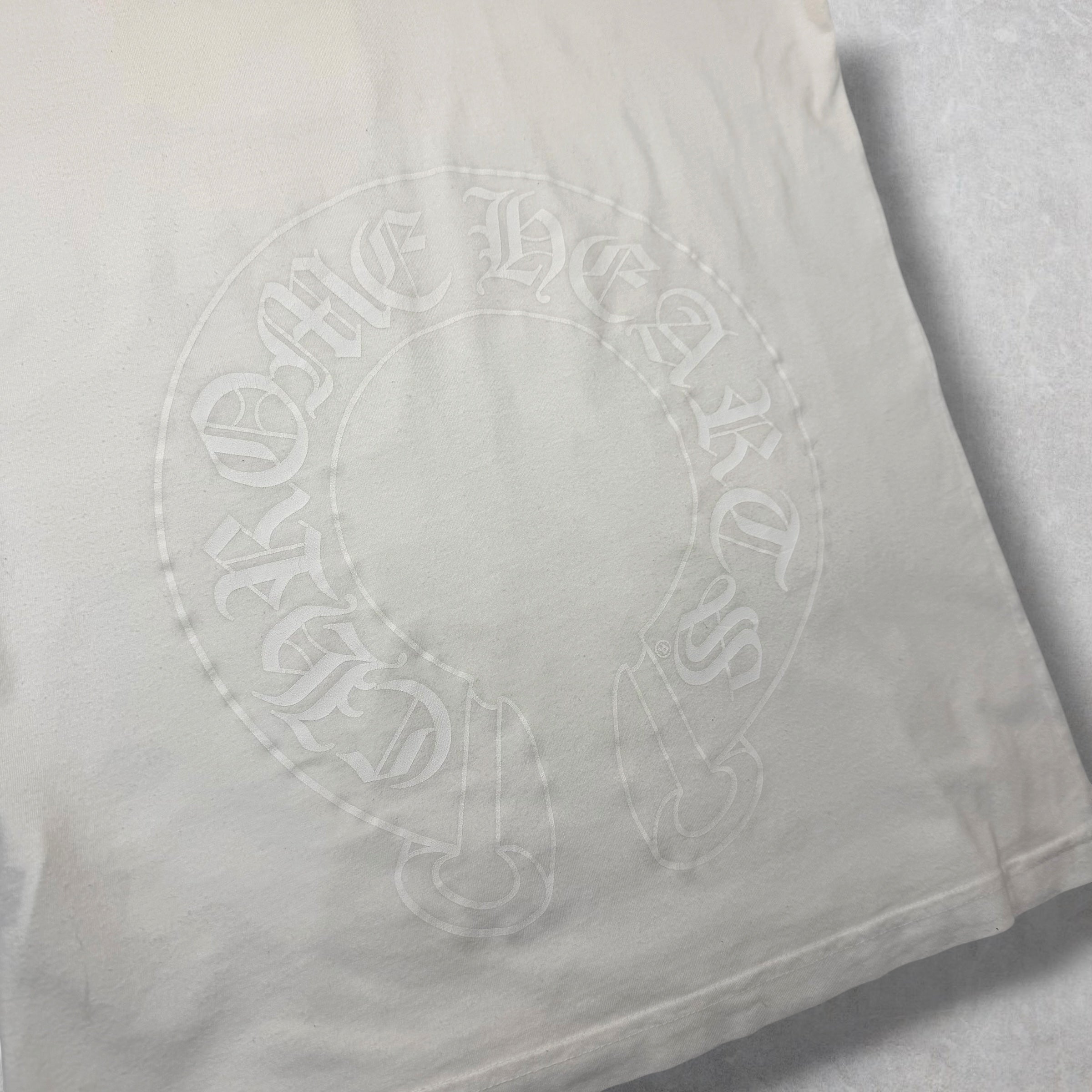 Chrome Hearts White Horse Shoe Logo Tee M