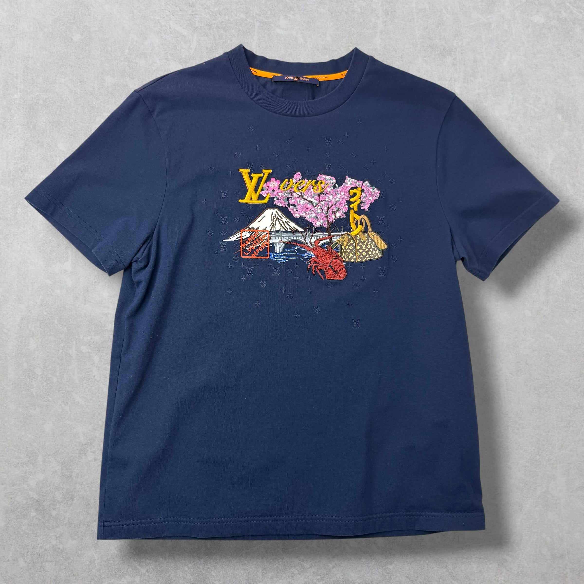 Louis Vuitton x Nigo Embroidered Tee L