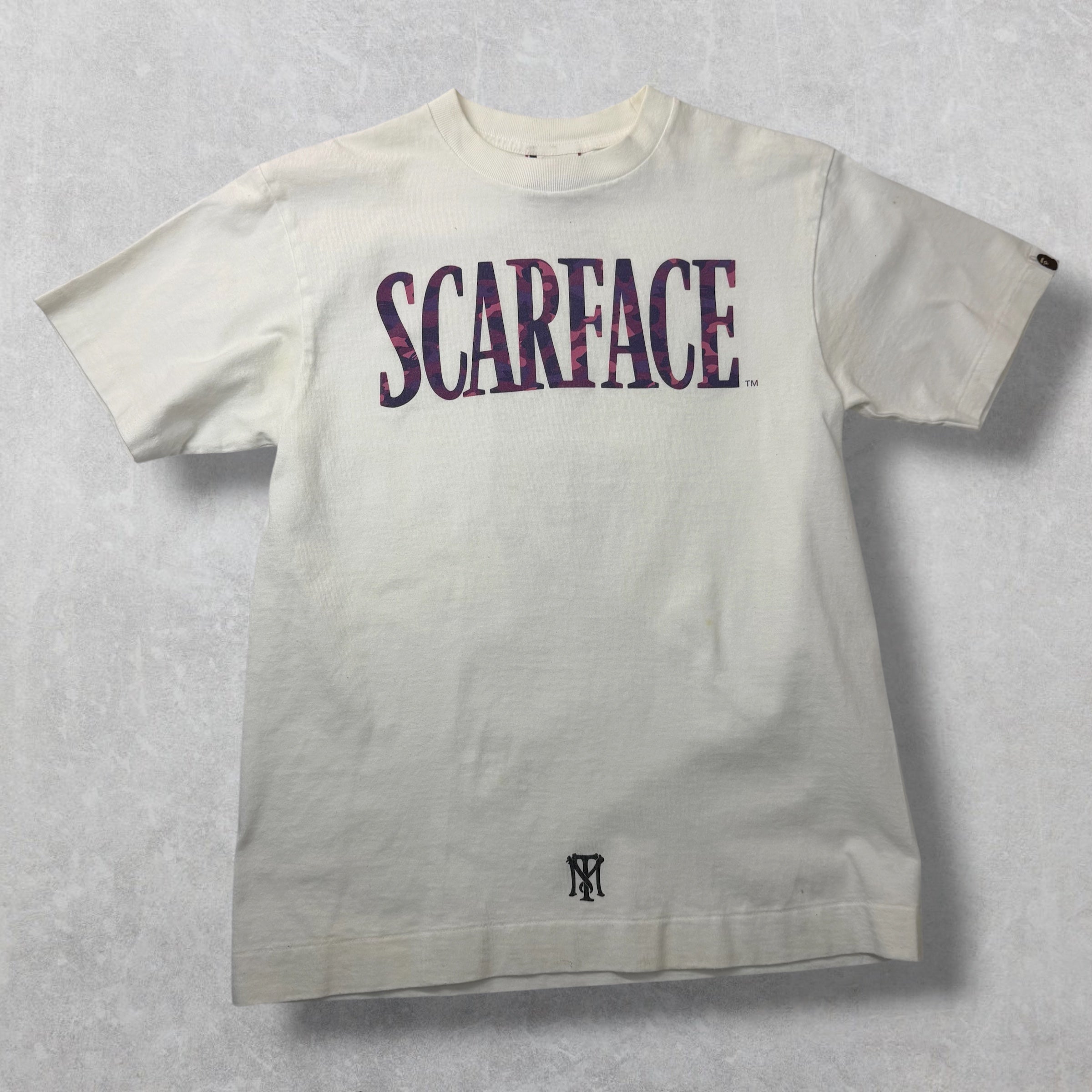 Bape Scarface Purple Camo Tee S