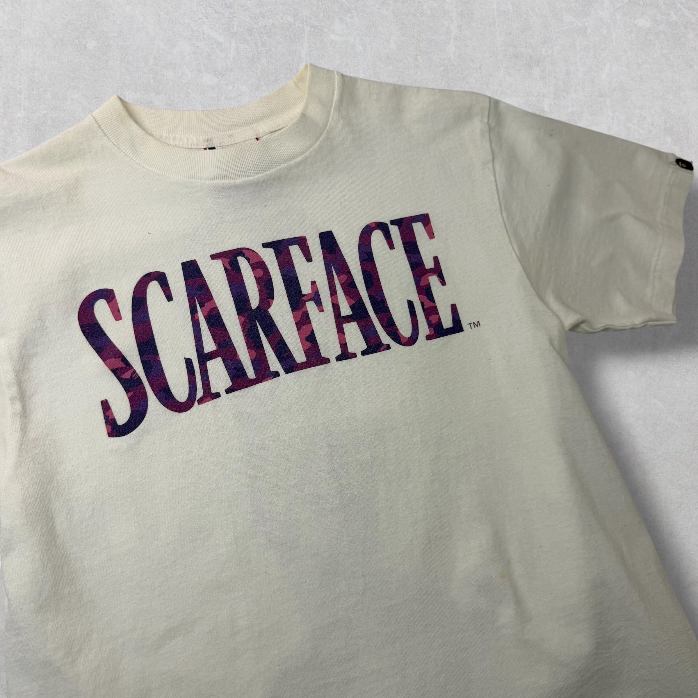 Bape Scarface Purple Camo Tee S