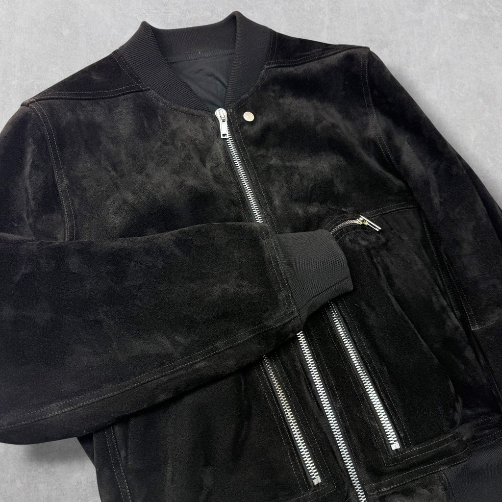 Rick Owens Concordians Suede Flight Jacket 50 (M)
