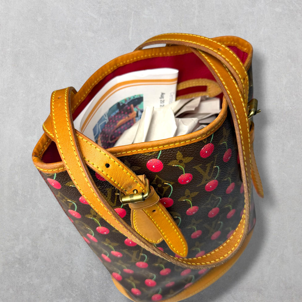 Louis Vuitton Murakami Cerises Bucket Bag