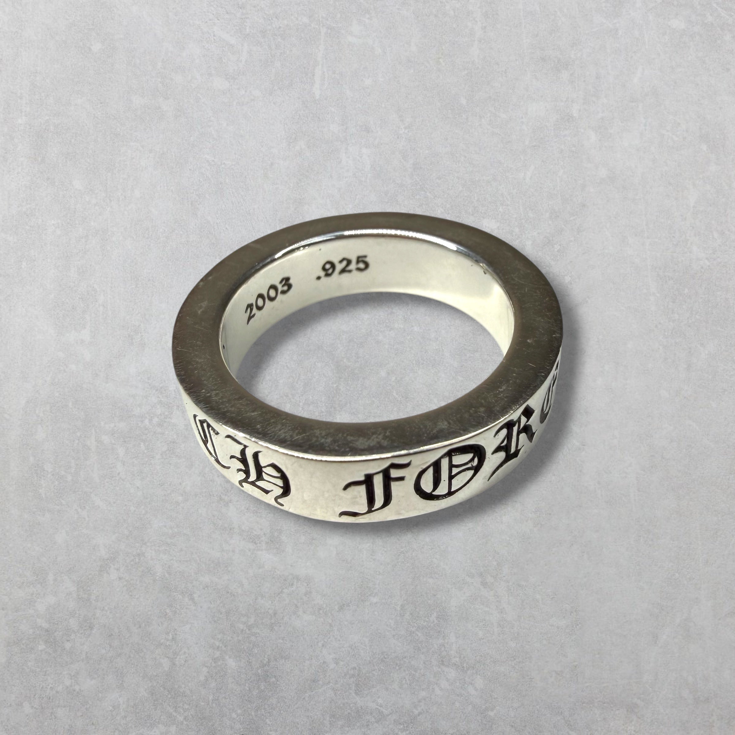 Chrome Hearts Forever 6MM Spacer Ring 8
