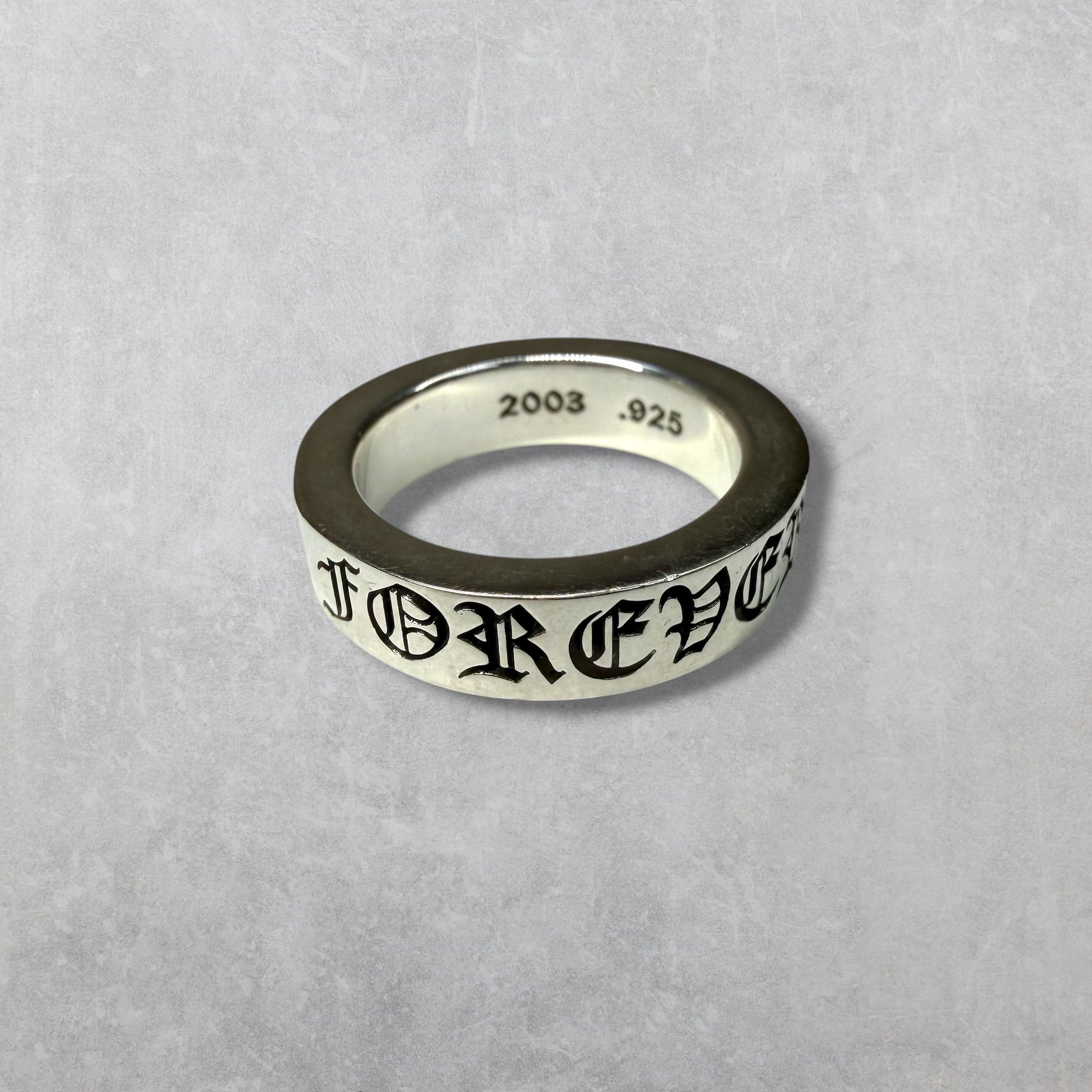 Chrome Hearts Forever 6MM Spacer Ring 8