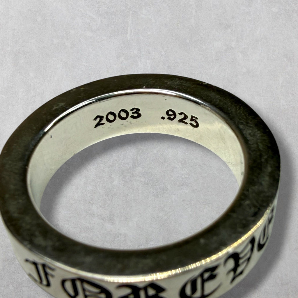 Chrome Hearts Forever 6MM Spacer Ring 8