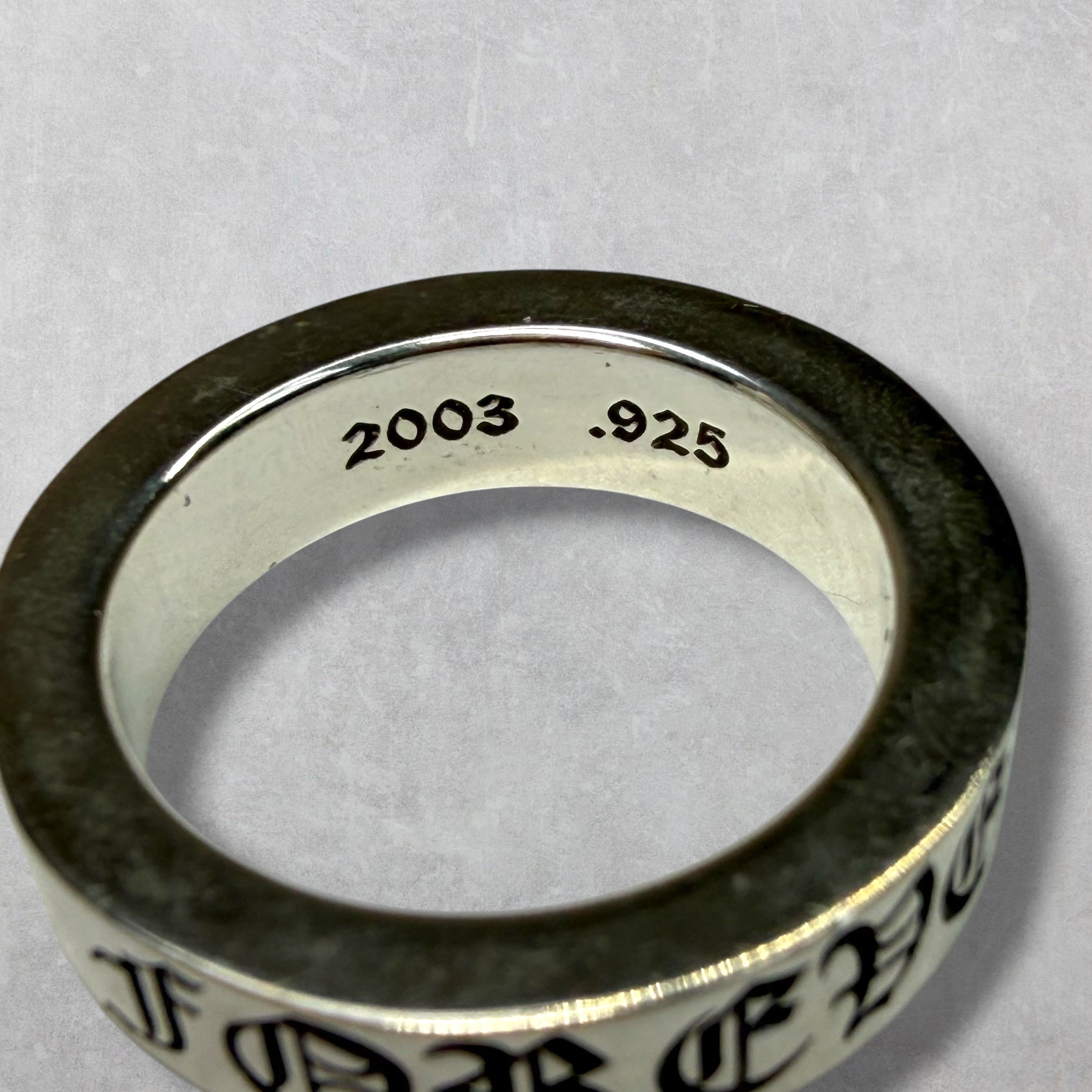 Chrome Hearts Forever 6MM Spacer Ring 8