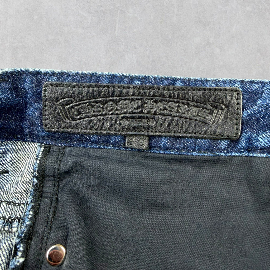 Chrome Hearts Turbo Diesel Cross Patch Shorts 30