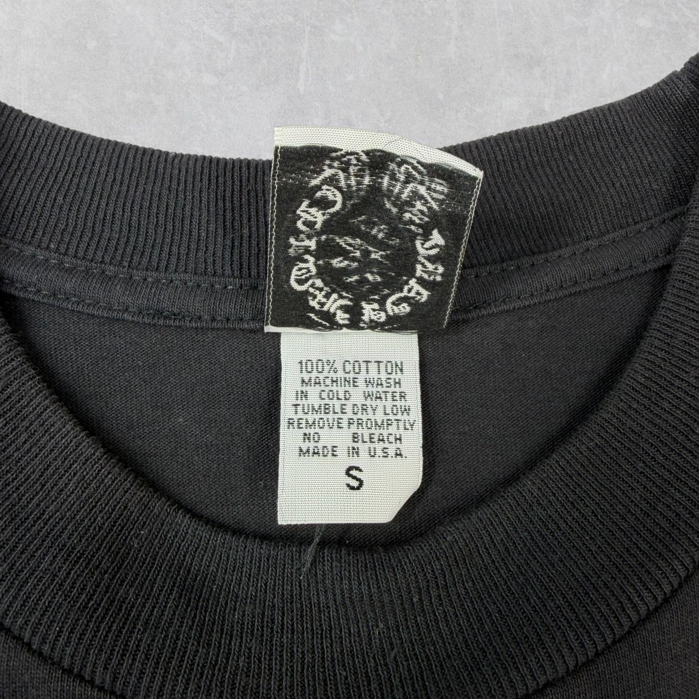 Vintage Chrome Hearts T-Bar Floral Cross Pocket Tee S