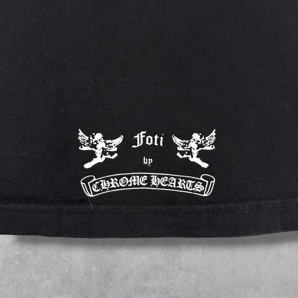 Vintage Chrome Hearts Joe Foti Miss Lerene Rising Sun Pocket Tee S
