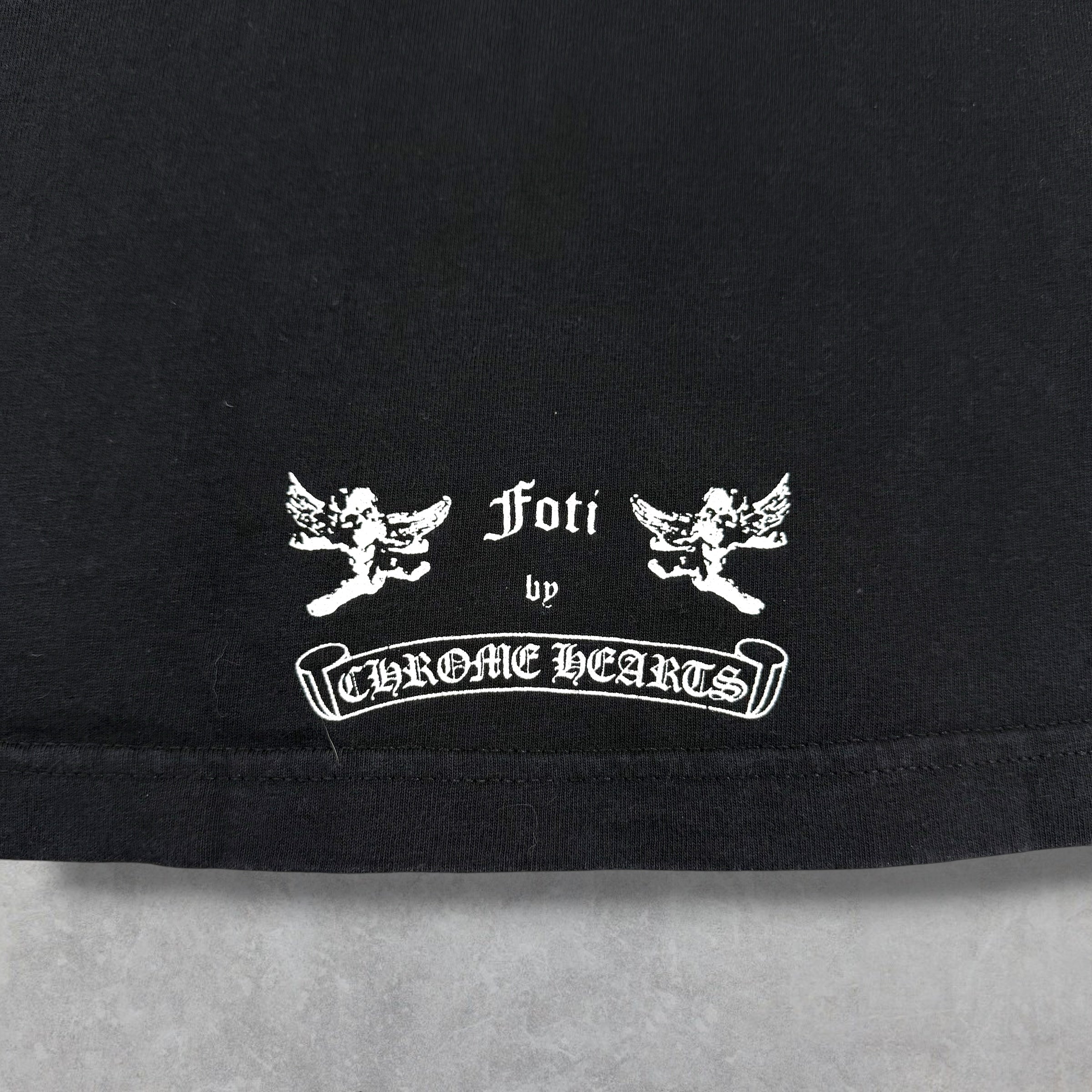 Vintage Chrome Hearts Joe Foti Miss Lerene Rising Sun Pocket Tee S