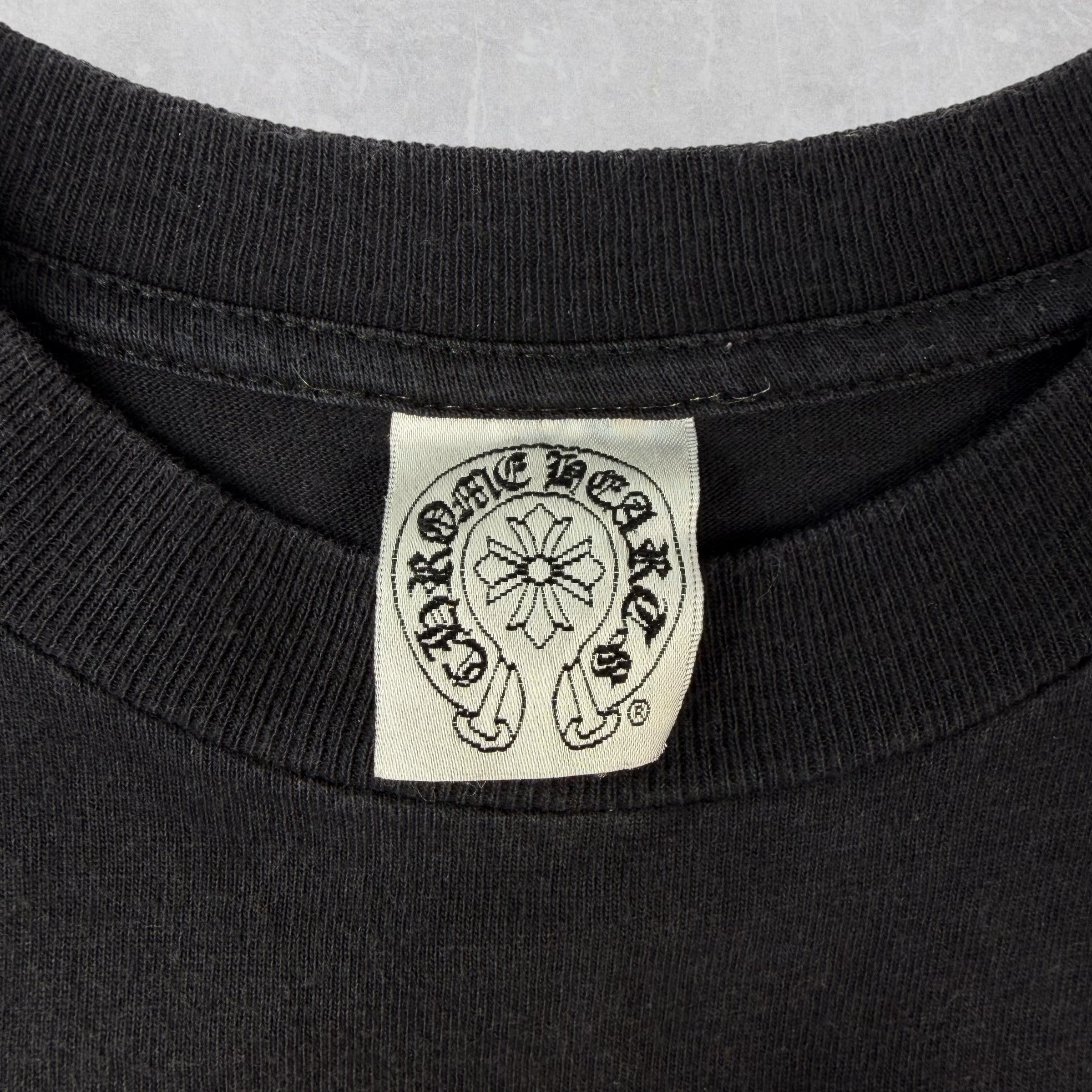 Vintage Chrome Hearts Joe Foti Miss Lerene Rising Sun Pocket Tee S