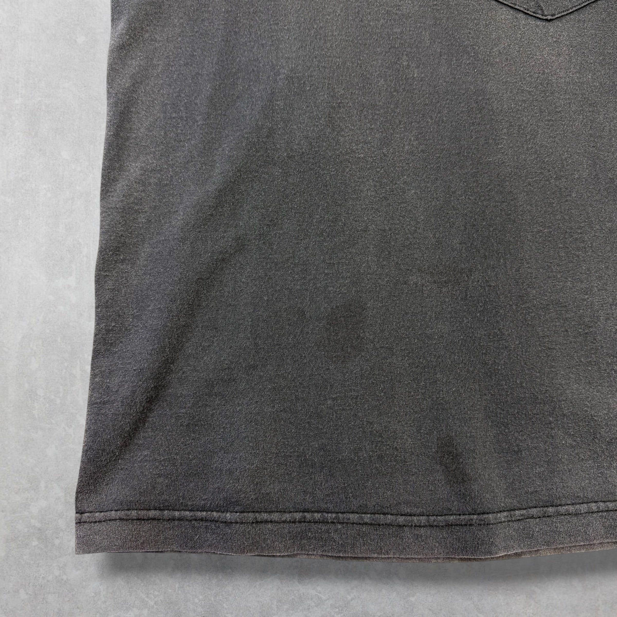 Vintage Chrome Hearts Scroll Logo Eye Chart Pocket Tee S