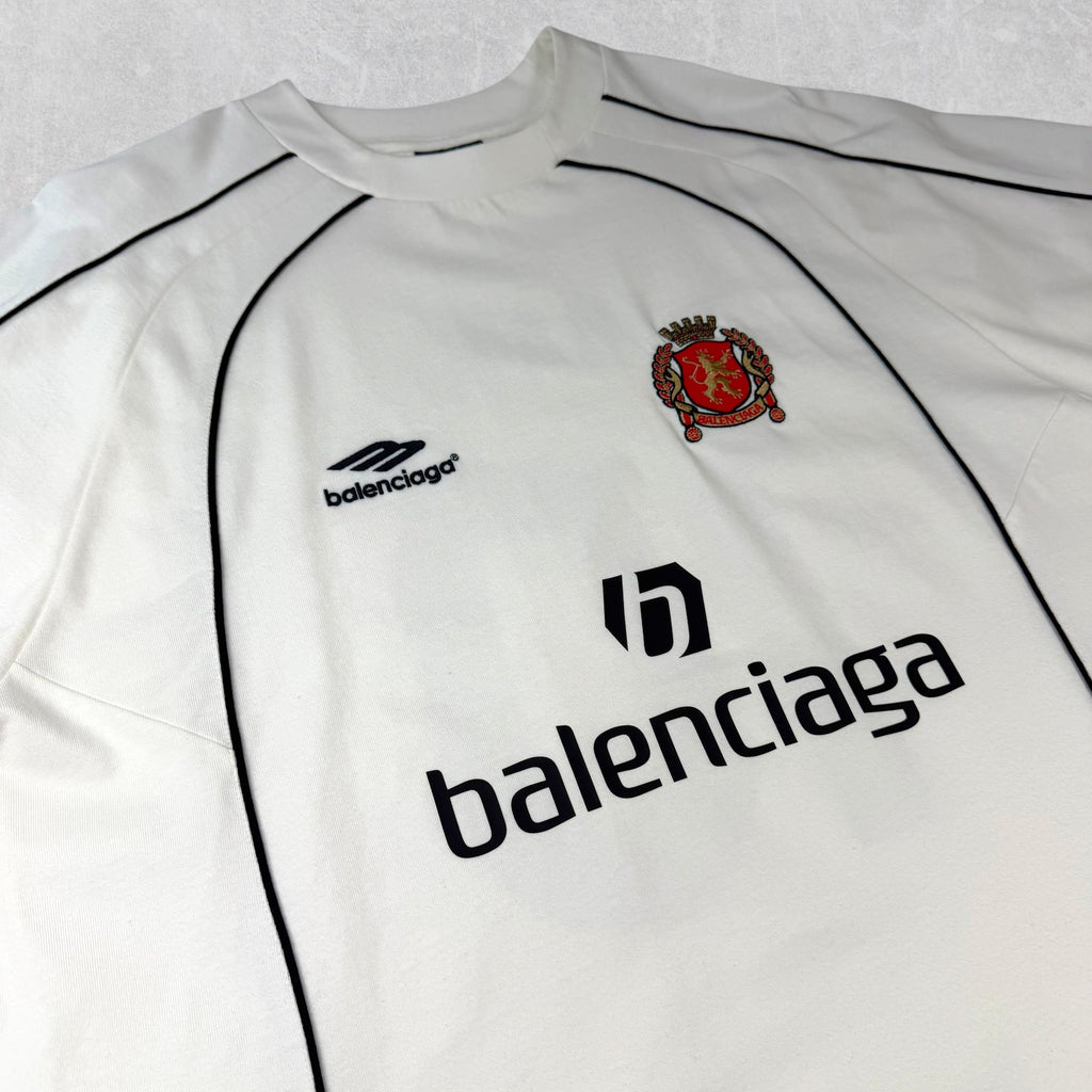 Balenciaga Miami Oversized Soccer Shirt White 4 (XXXL)