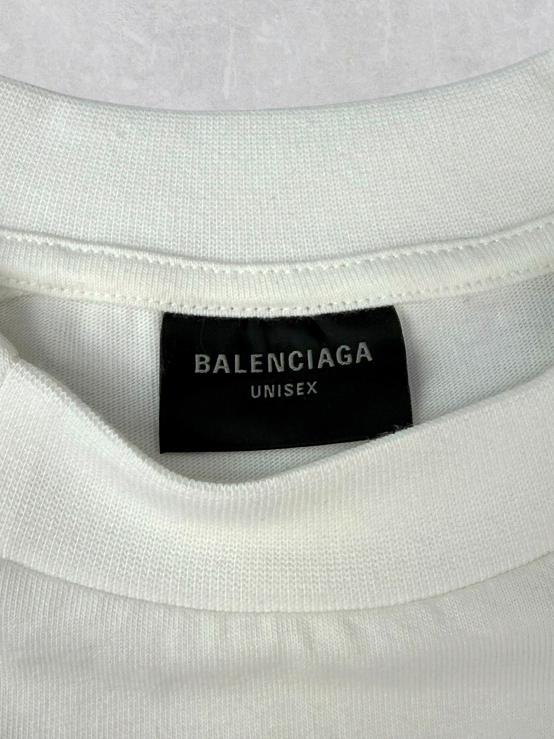 Balenciaga Miami Oversized Soccer Shirt White 4 (XXXL)