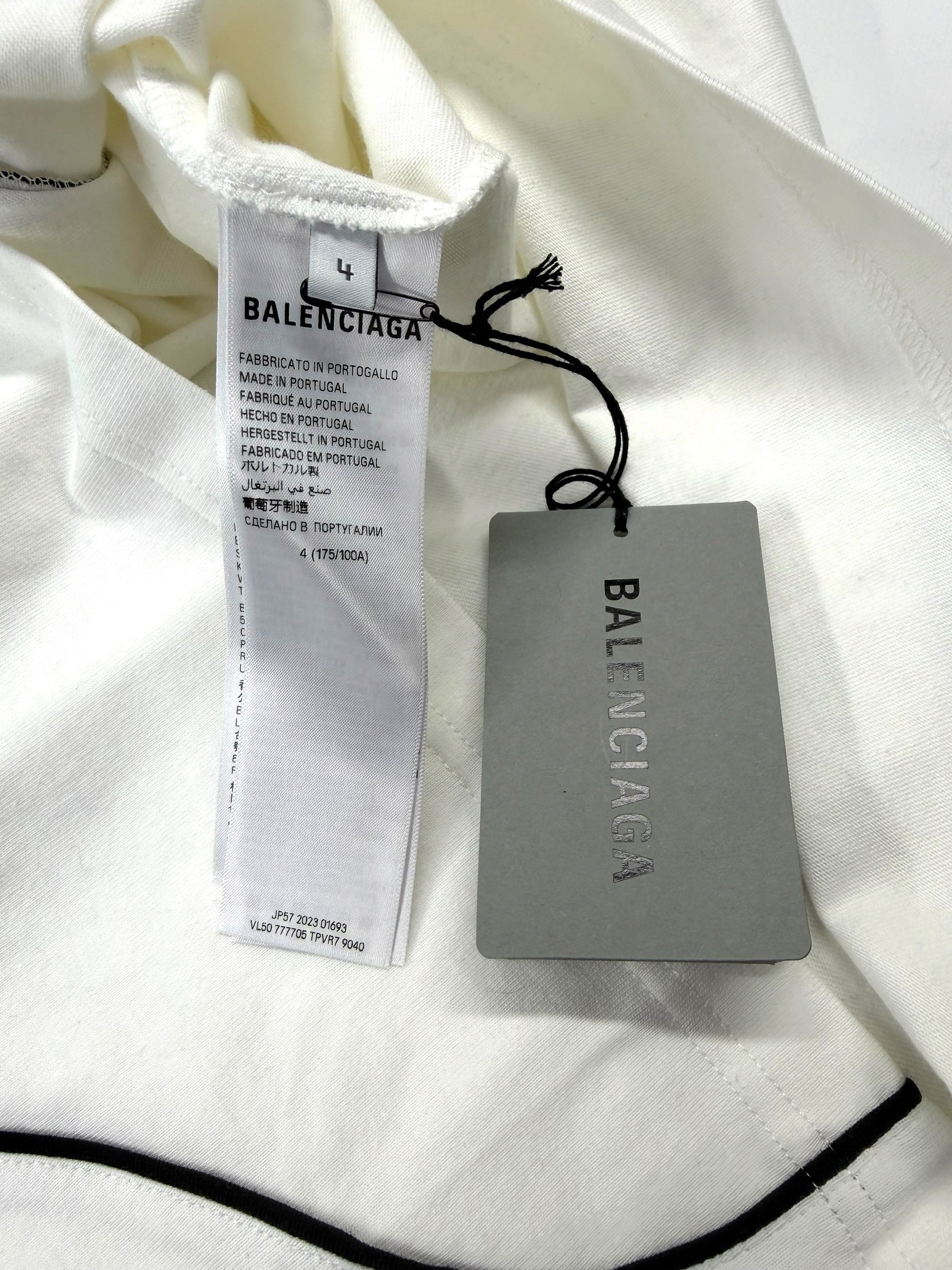 Balenciaga Miami Oversized Soccer Shirt White 4 (XXXL)