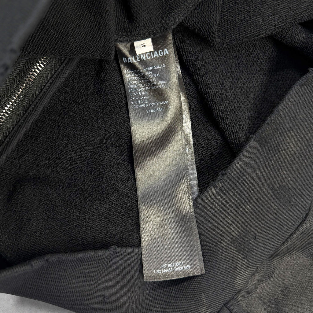 Balenciaga Heavy Metal Zip Up Hoodie S (M)