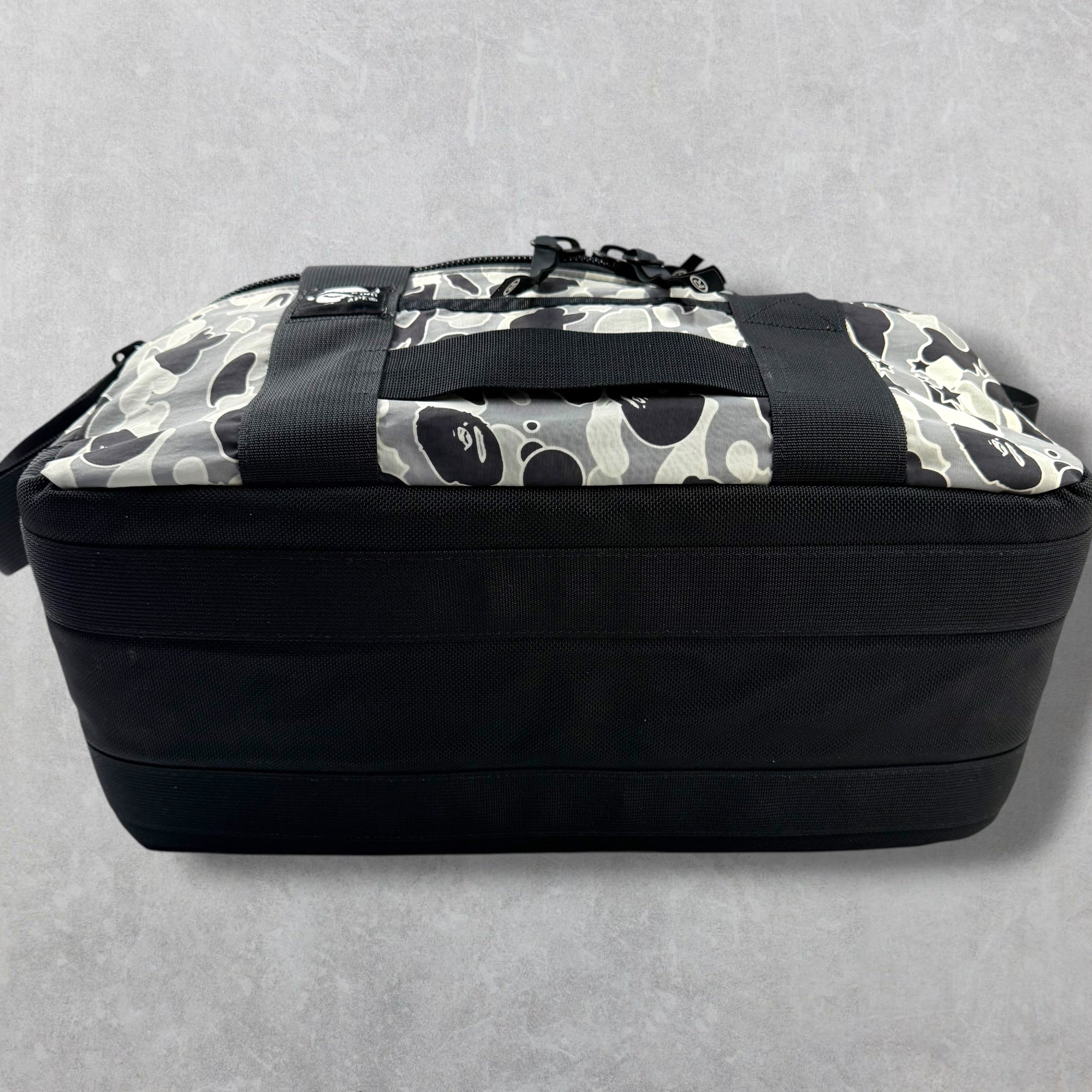 2003 Bape Grey Psyche Camo Small DJ Bag