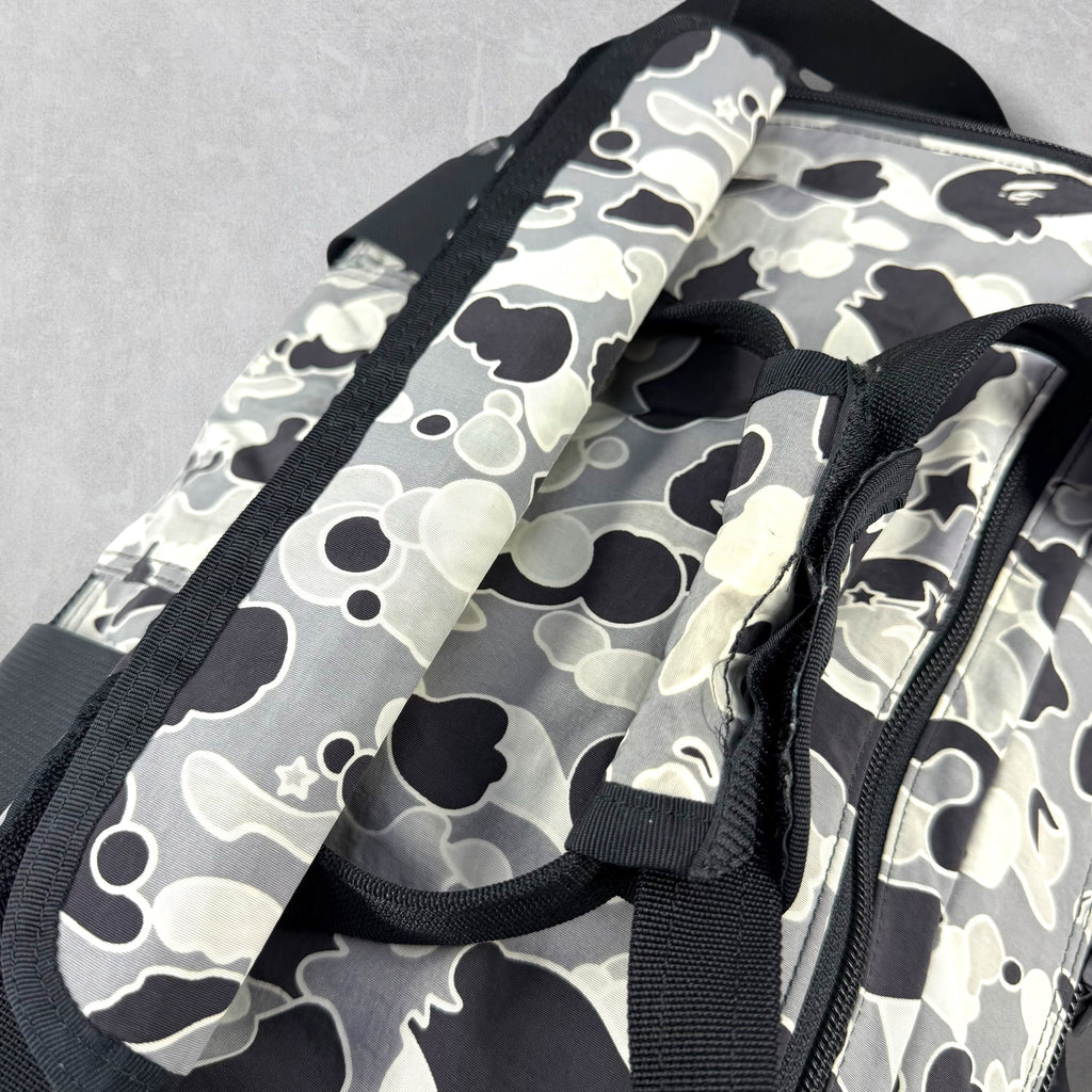 2003 Bape Grey Psyche Camo Small DJ Bag