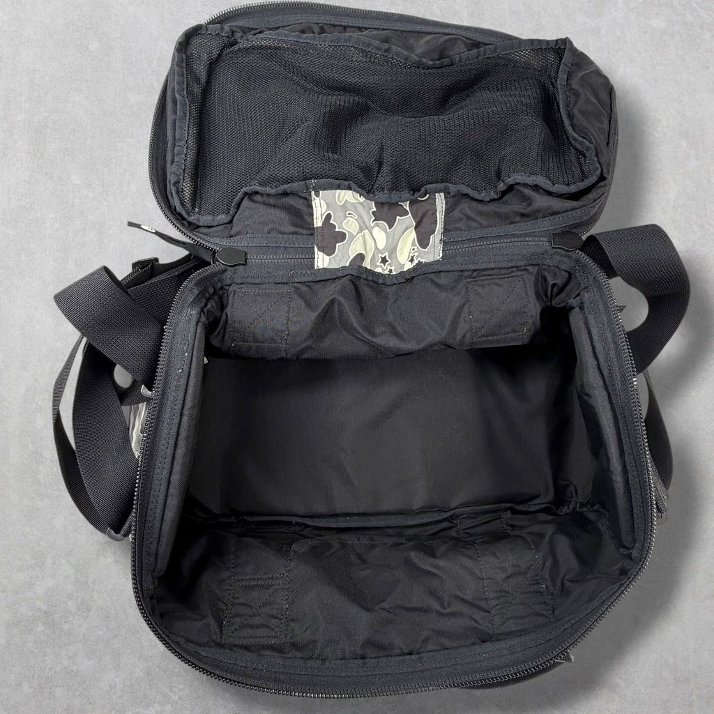 2003 Bape Grey Psyche Camo Small DJ Bag