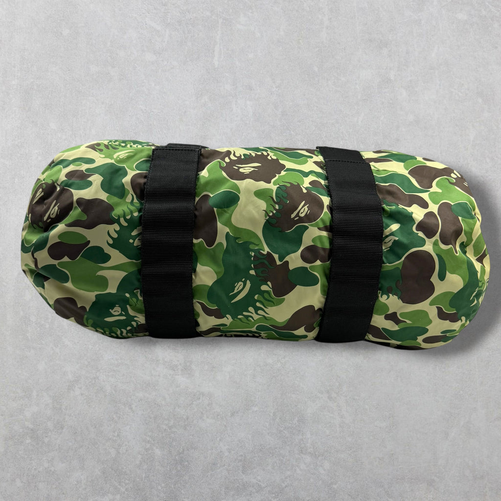 2008 Bape Green Flame Camo Boston Bag