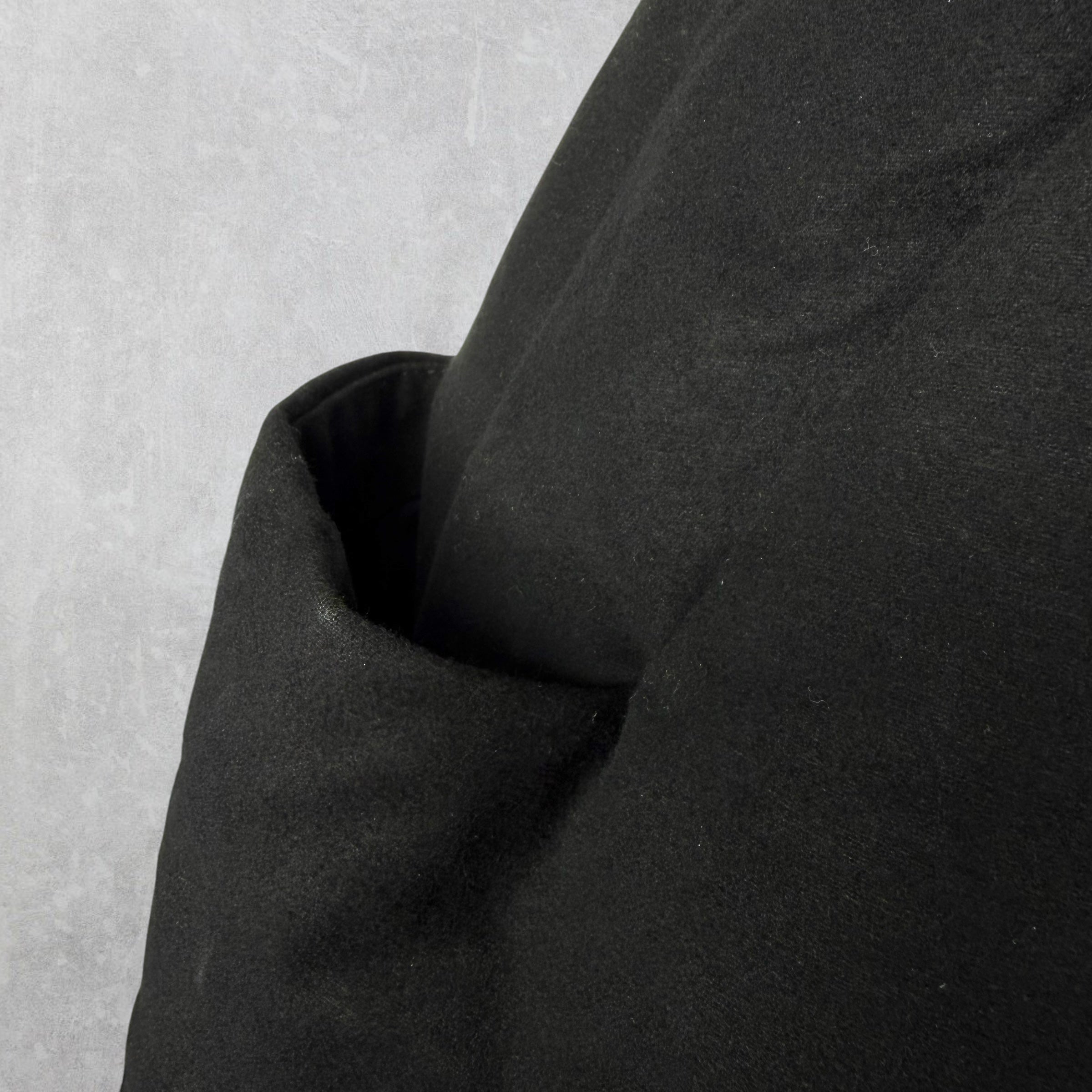 F/W 23 Rick Owens Black Girdered Cropped Bomber Jacket 52 (L)
