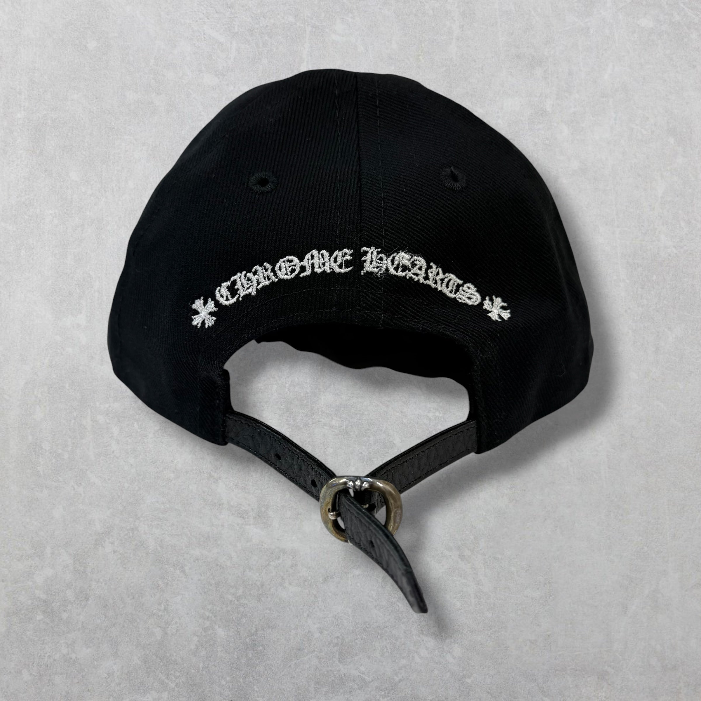 Chrome Hearts Matty Boy Chomper Leather Strapback Hat