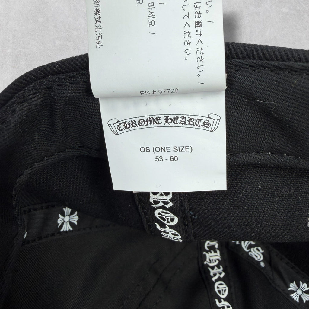 Chrome Hearts Matty Boy Chomper Leather Strapback Hat