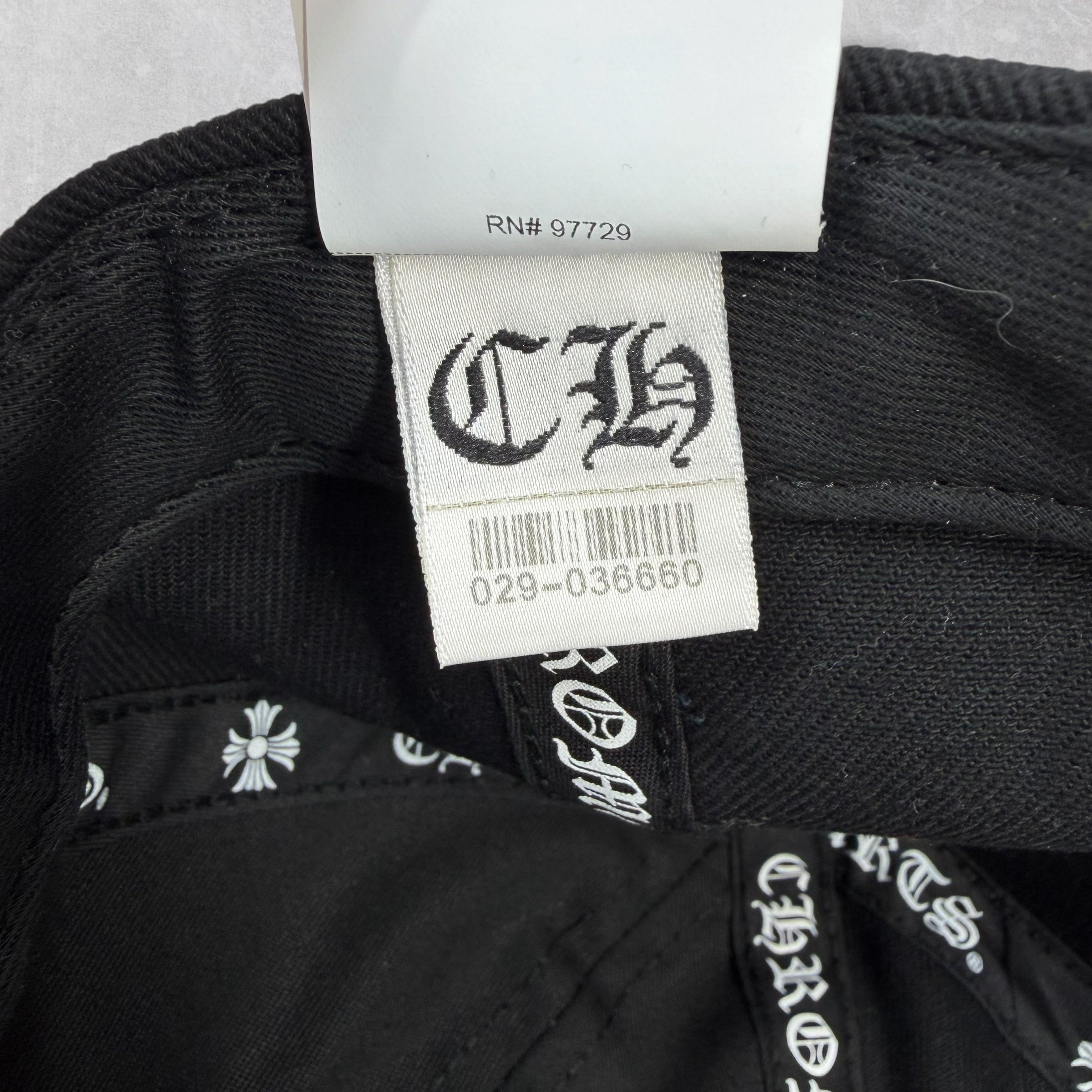 Chrome Hearts Matty Boy Chomper Leather Strapback Hat