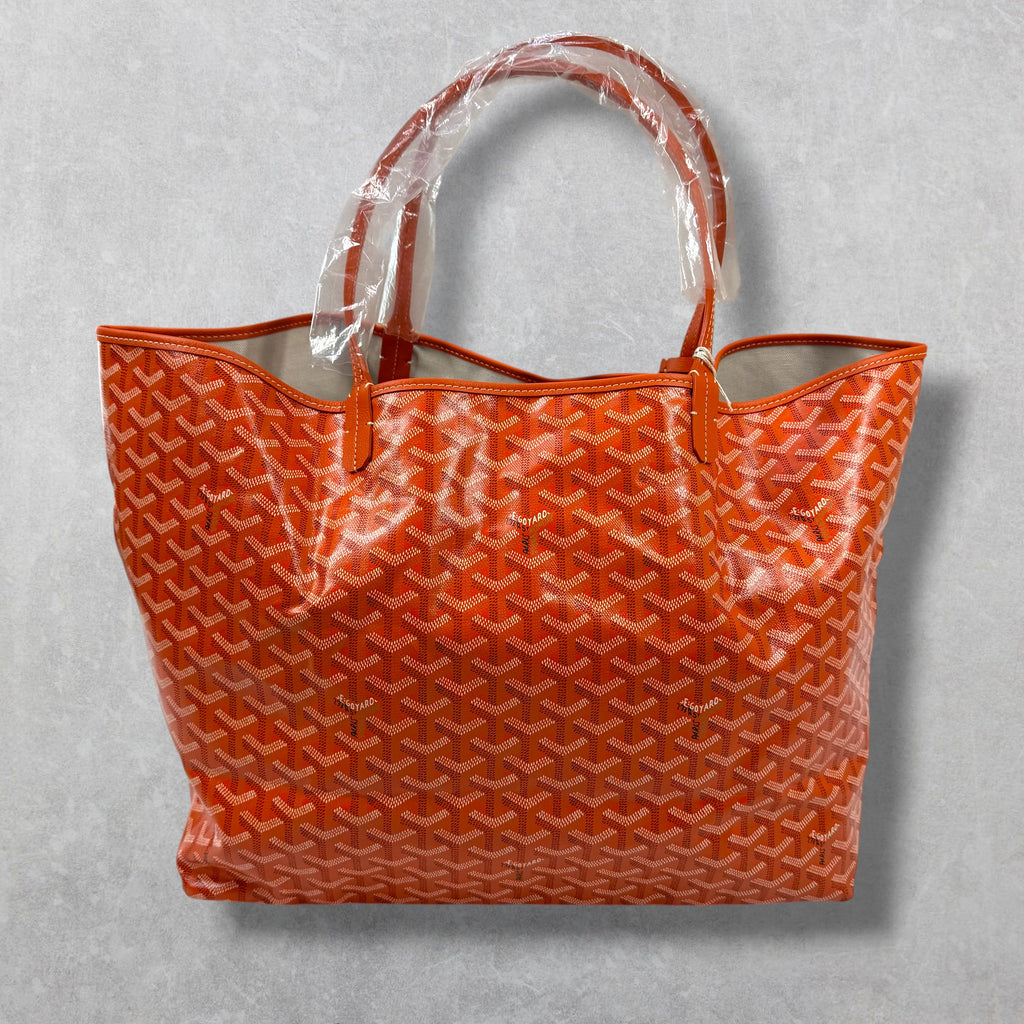 Goyard Orange Saint Louis GM Tote Bag
