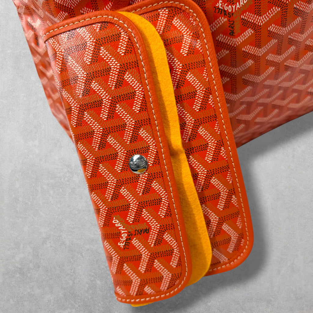 Goyard Orange Saint Louis GM Tote Bag