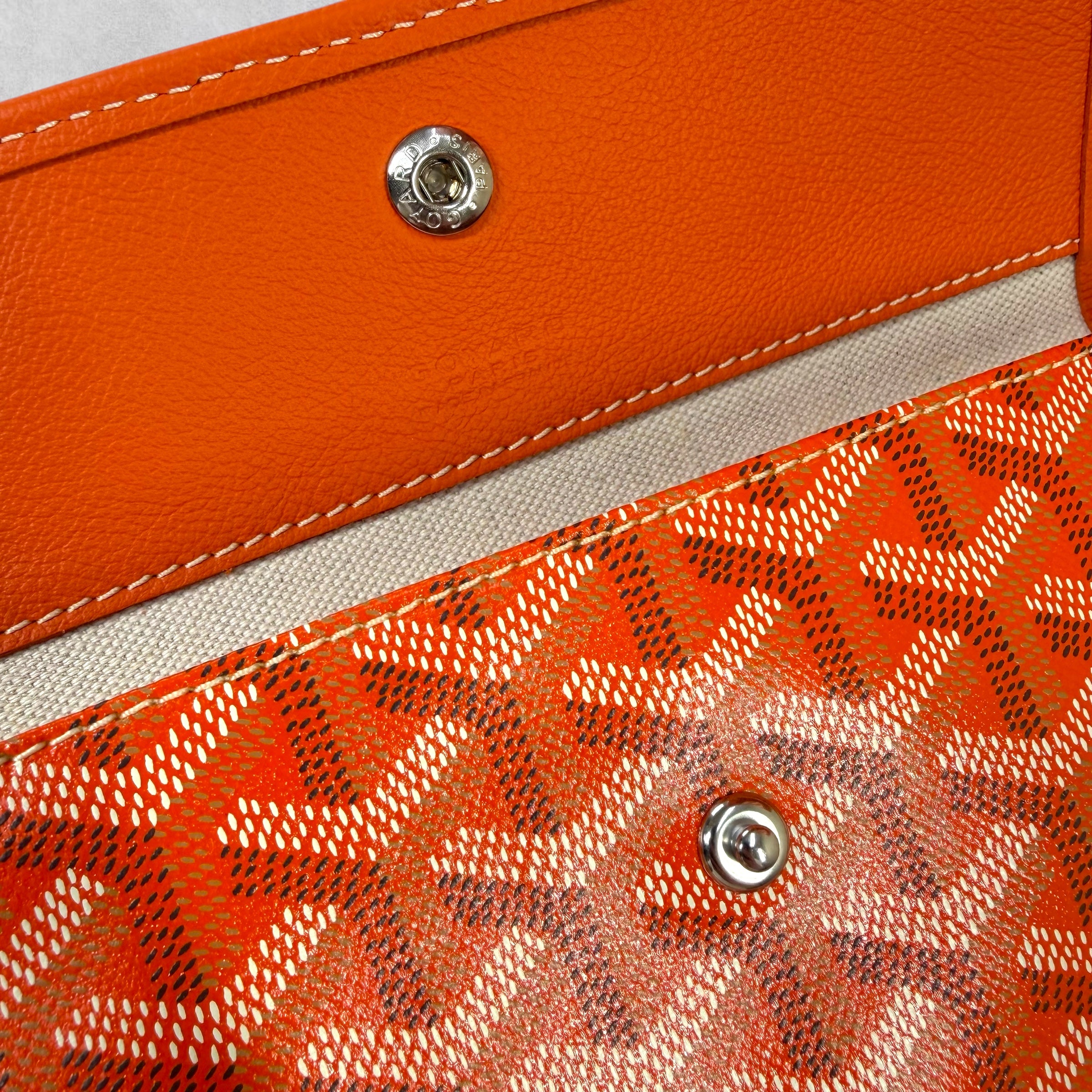 Goyard Orange Saint Louis GM Tote Bag