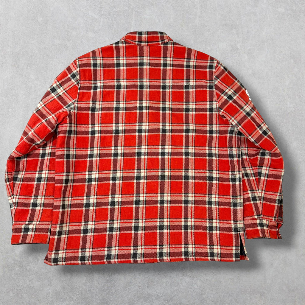 Chrome Hearts Work'n Fleur Padded Flannel Shirt XL