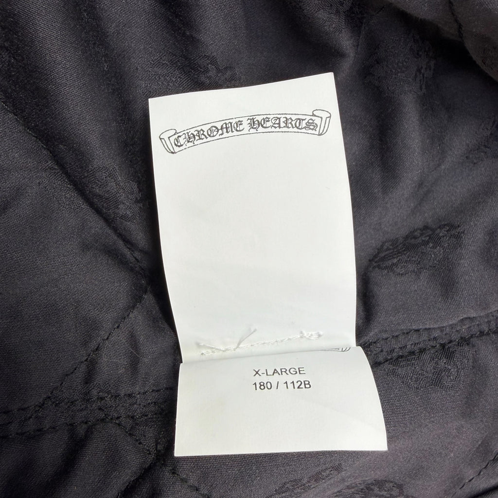 Chrome Hearts Work'n Fleur Padded Flannel Shirt XL