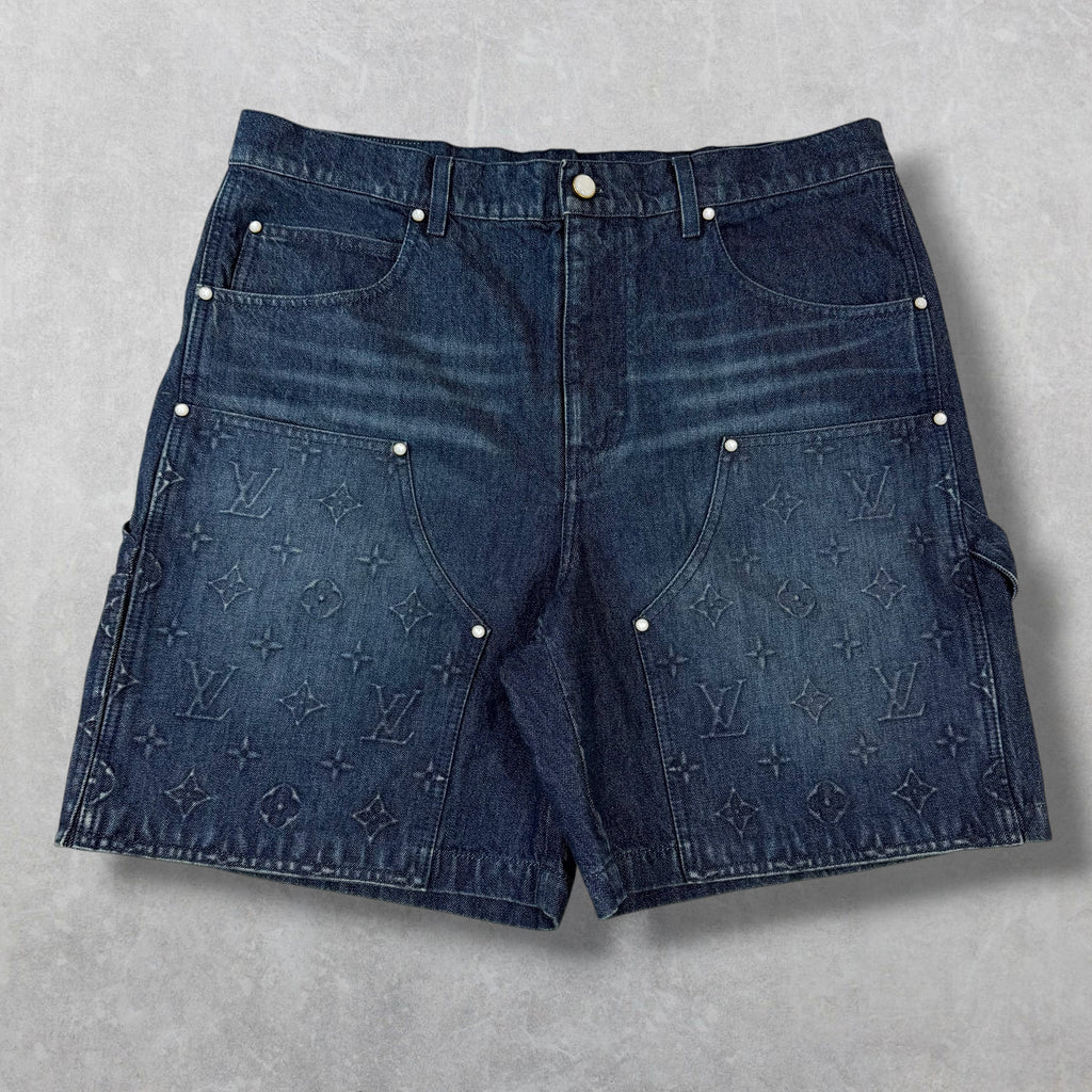 Louis Vuitton Denim Workwear Shorts 38