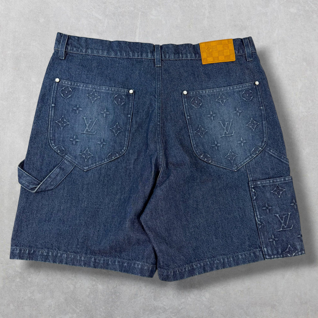 Louis Vuitton Denim Workwear Shorts 38