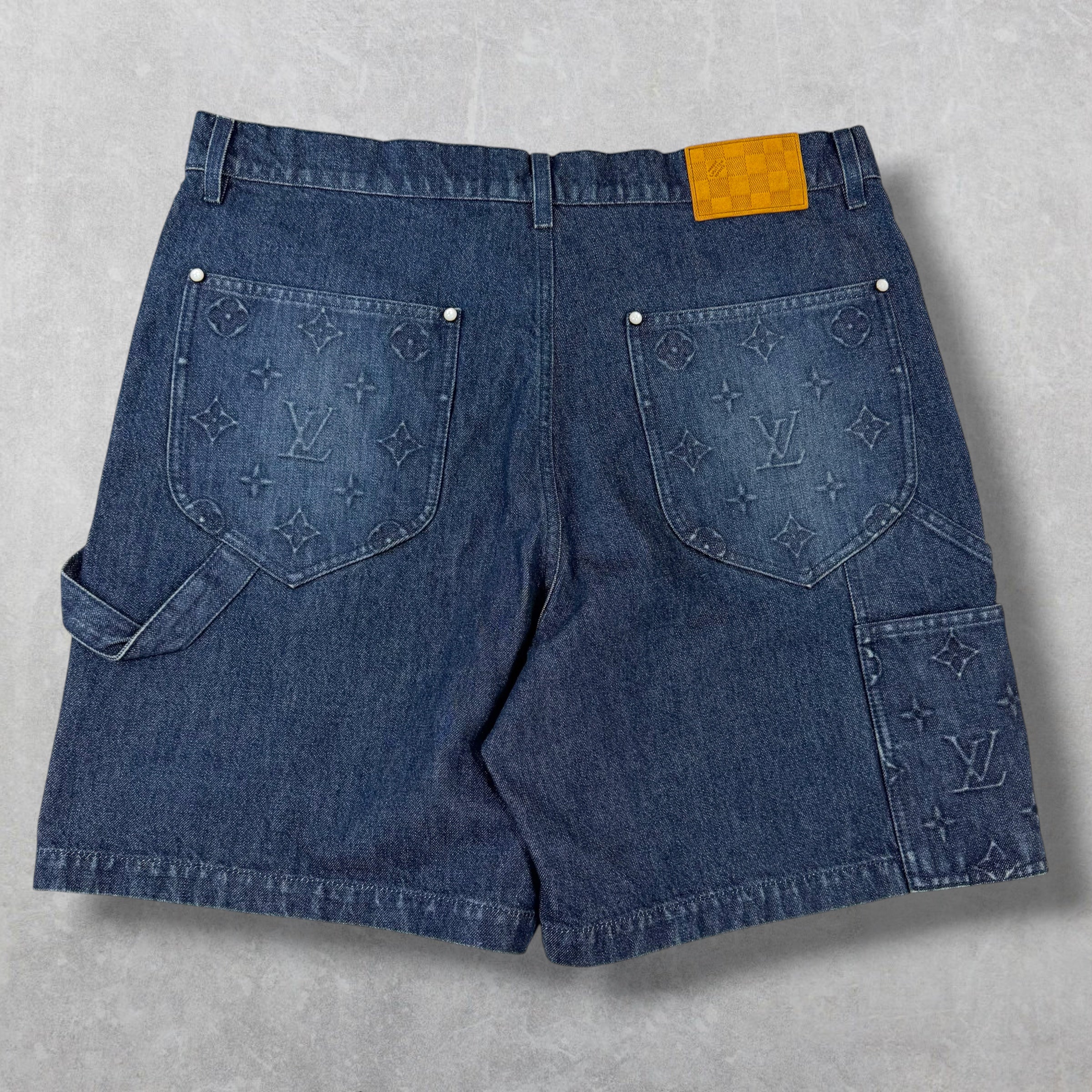 Louis Vuitton Denim Workwear Shorts 38