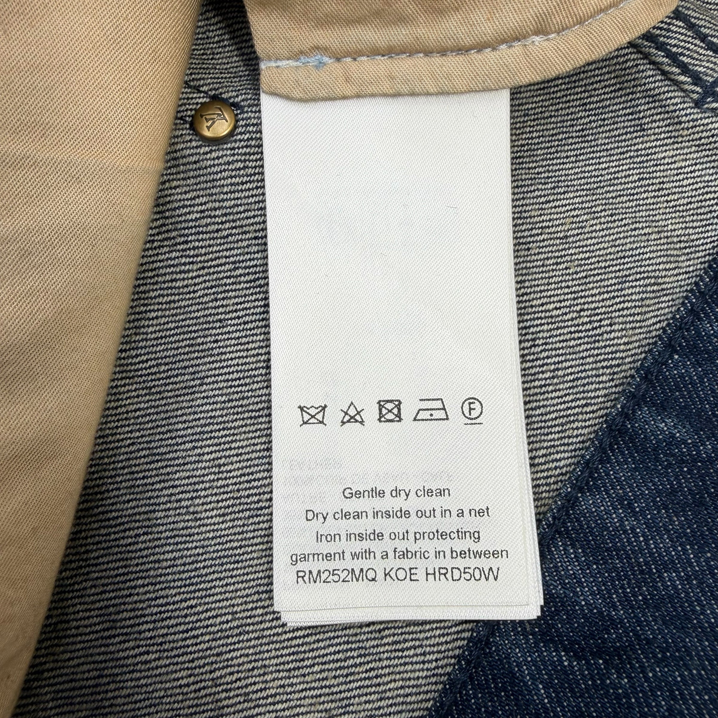 Louis Vuitton Denim Workwear Shorts 38
