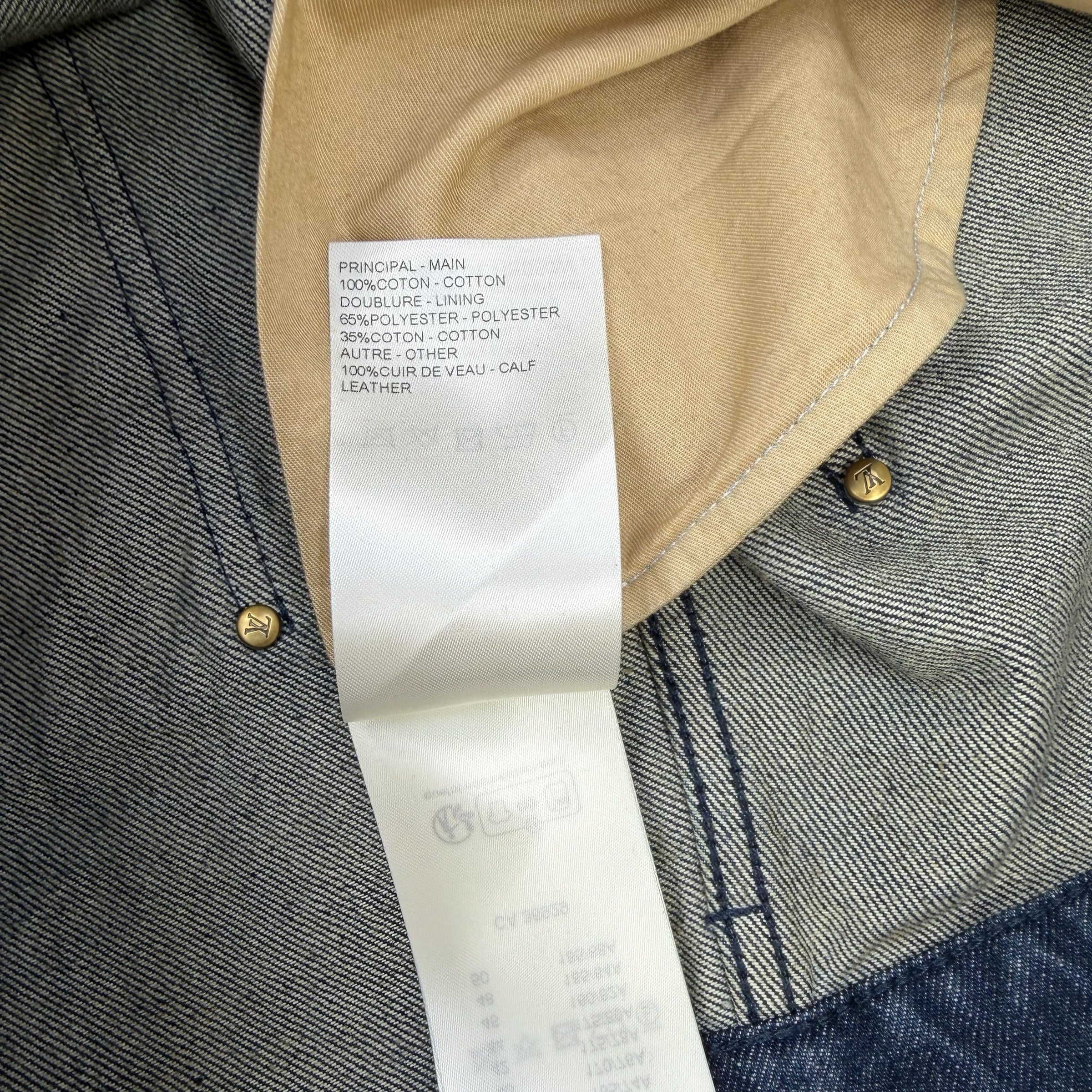 Louis Vuitton Denim Workwear Shorts 38