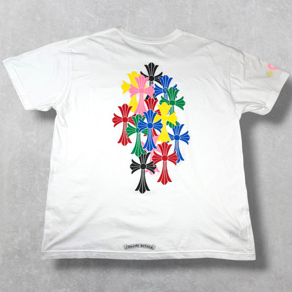 Chrome Hearts Multicolor Cross Cemetery Tee XXL