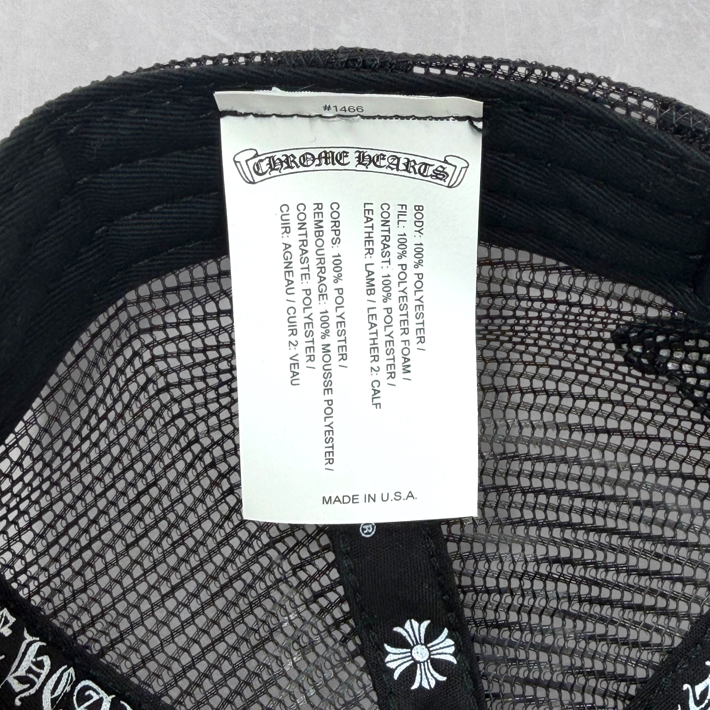 Chrome Hearts 4th Of July Cemetery Patch Trucker Hat