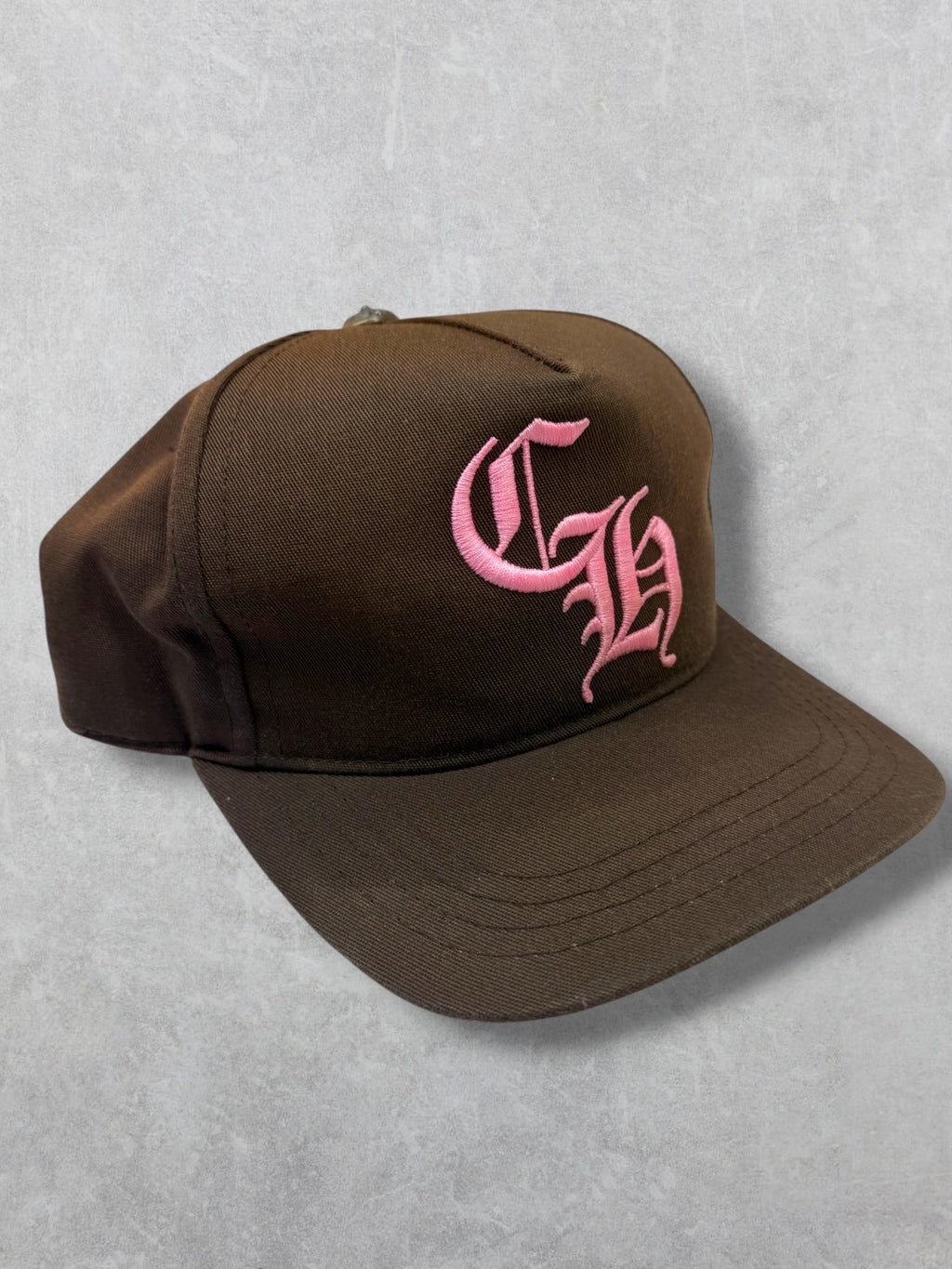 Chrome Hearts Brown/Pink CH Baseball Hat