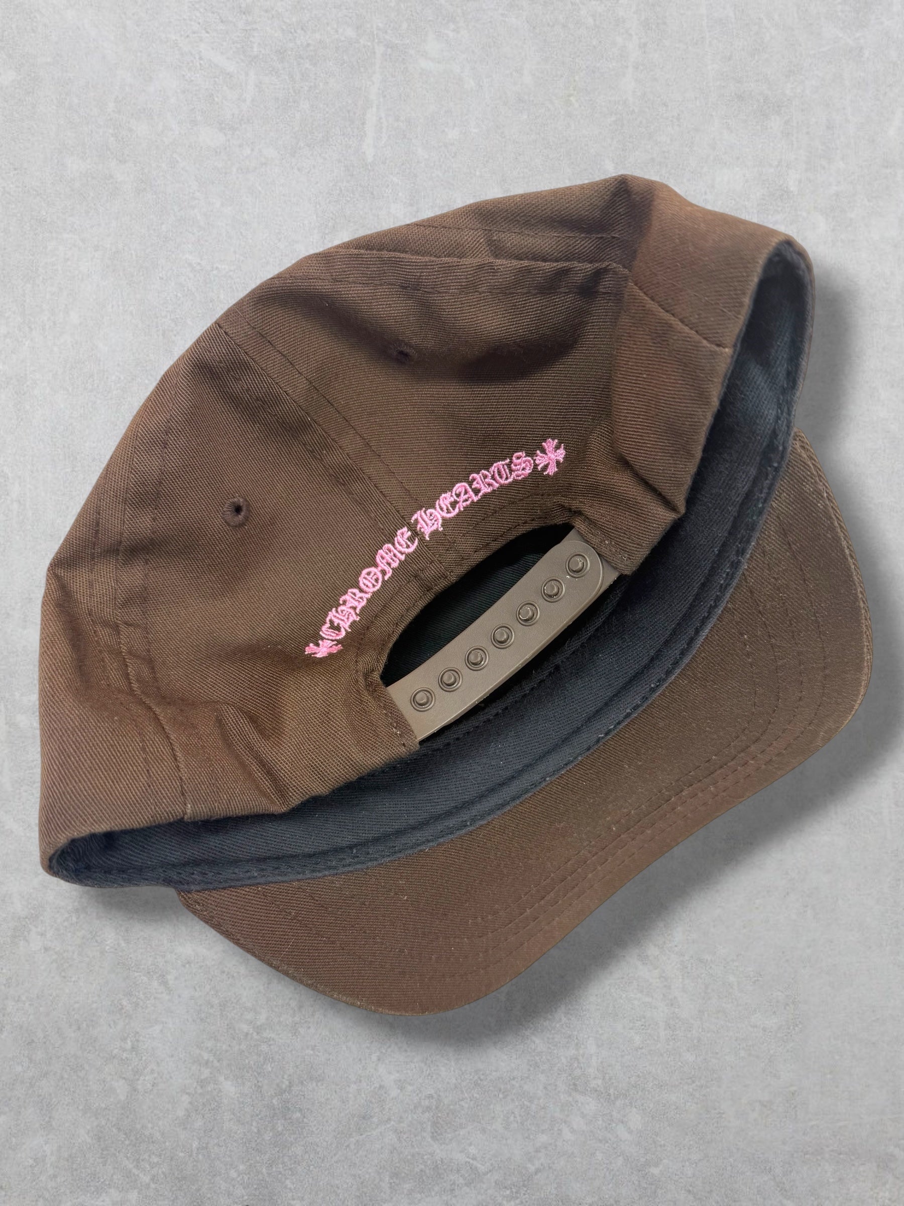 Chrome Hearts Brown/Pink CH Baseball Hat