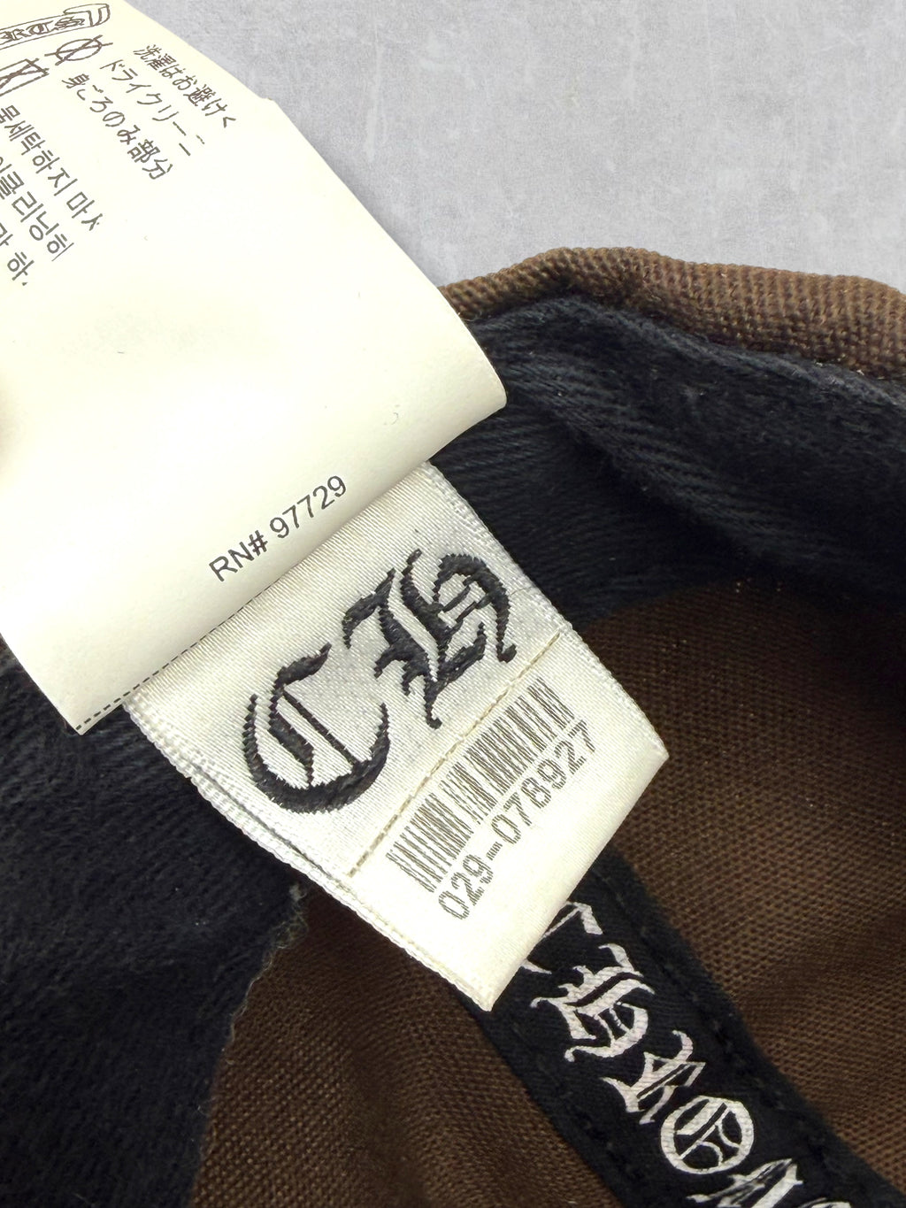 Chrome Hearts Brown/Pink CH Baseball Hat