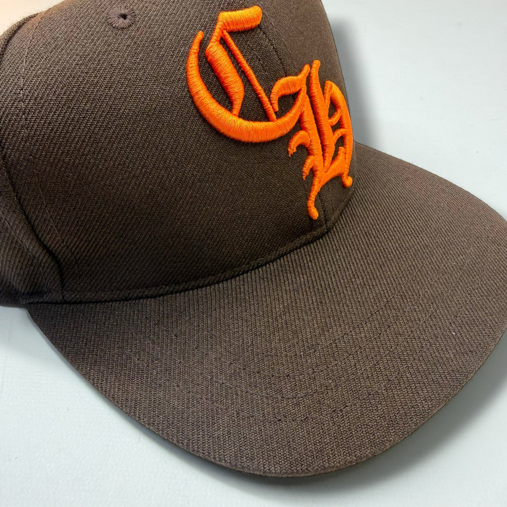 Chrome Hearts Brown/Orange CH Baseball Hat