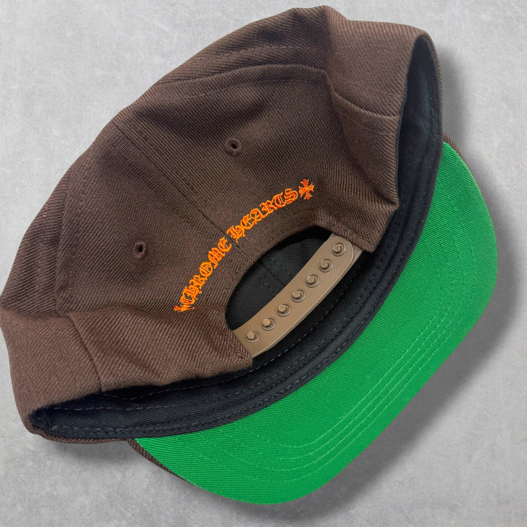 Chrome Hearts Brown/Orange CH Baseball Hat