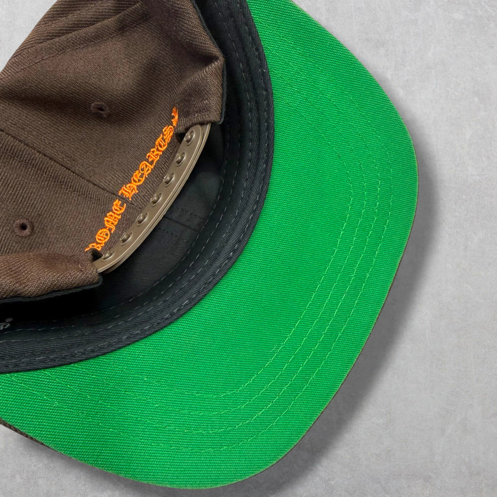Chrome Hearts Brown/Orange CH Baseball Hat